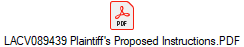 LACV089439 Plaintiff's Proposed Instructions.PDF