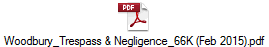 Woodbury_Trespass & Negligence_66K (Feb 2015).pdf