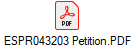 ESPR043203 Petition.PDF