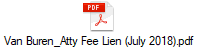 Van Buren_Atty Fee Lien (July 2018).pdf